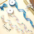 2 Rolls/ 20 Yards Back to School Ribbons Multi Wired Edge School Fabric Ribbons 1.5 Inch School Themed Ribbon Decor for DIY Wrapping Crafts Decora...