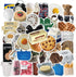 50PCS Ins Dessert Stickers, Ice Cream Cookies Food Vsco Aesthetic Boho Stickers, Vinyl Scrapbook Sticker Pack for Junk Journal Water Bottles Lapto...