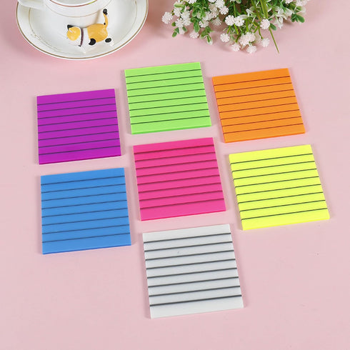 Transparent Sticky Notes 350pcs Clear Sticky Notes,Sticky Note Set for 2023 Planner Office School College Teacher Student Supplies 7 Bright Color,...