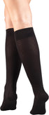 Truform Compression Socks, 15-20 mmHg, Women's Dress Socks, Knee High Over Calf Length, Black Diamond Knit, Medium...