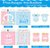 Saintrygo Baby Gender Reveal Voting Box with 50 Pieces Boy or Girl Ballot Cards Baby Shower Decorations Party Invitations and Voting Games Gender ...