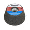 3 Inch Grinding Stone Wheel for Metal,50 Grit Aluminum Oxide Flaring Grinding Cup Wheel for Rust Removing Deburring Polishing with 5/8"-11 Threade...