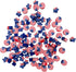 100 Pcs Polymer Clay Beads Mixed Heishi Spacer Beads Supplies for DIY Bracelet Earring Necklace Jewelry Making (American Flag)...