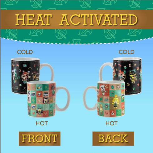 Paladone Animal Crossing Heat Change Mug - Officially Licensed Merchandise, pink, 10 (PP7721NN)...