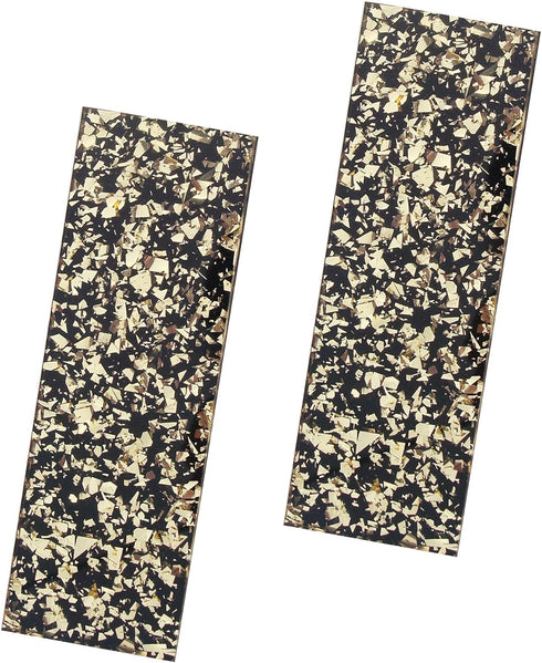 NC HAISDA Acrylic Knife scales Handle Material Slabs Knives Custom DIY Tool for Knife Makrer Blanks Blades pack of 2 Gold...