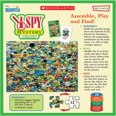 Briarpatch | I Spy Mystery 100 Piece Jigsaw Puzzle, Ages 5+...