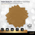 100 Pack Gold Beverage Napkins, Big Party Pack, 2 Ply, Ideal for Wedding, Party, Birthday, Dinner, Lunch, Cocktails. (5” x 5”) by Amcrate...