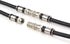 GTOTd Coaxial Cable (3 Feet) with RG6 Coax Cable Connector (and F-Type Cable Extension Adapter) Black Coax Satellite TV 75 Ohm Thin Coaxial Cable ...