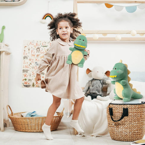 Big Dinosaur Plush Toy, 15.7" Dinosaur Stuffed Animal Stuffed Dinosaur Plush Cute Dino Plush Soft Dinosaur Plushie Dino Stuffed Animals Toys for B...