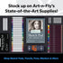 Art-n-Fly Ultra Fine Tip Micro Pen 003 - Black Ink Fineliner Pens | Waterproof, No Bleed & Quick-Dry Fine Point Pens with Japanese Archival Pigmen...
