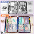 Umriox 24 Pack 12 Colors Small Zipper Pouch, Mesh Bags with Zipper, Zipper Bags for Puzzles Board Games and Office Supplies Travel Accessories...