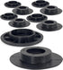 Click&Fit 5pcs Car Mat Clips, Strong fixation for Chevy Buick GM Opel Audi & many brands – Round Plastic Floor Fastener replases 13142011 13142012...