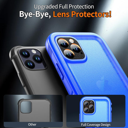 Cozycase Waterproof Case for iPhone 11 Pro Max, Shockproof Full-Body Rugged Bumper Sealed Case with Built-in Screen Protector for iPhone 11 Pro Ma...