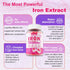 Vegan Iron Filled Gummies for Women, Non Constipating High Absorption 26mg Gentle Bisglycinate Iron w/Vitamin C, Folate, Beet Root, B12 for Iron D...