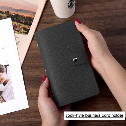 RFID Credit Card Holder for Women & Men, Large Business Card Holder and Credit Card Organizer, Credit Card Organizer with 96 Card Slots,Store All ...