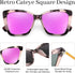 FEISEDY Trendy Polarized Women Sunglasses, Retro Womens Square Cat Eye Sun Glasses B4134...