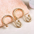 Gold Shower Curtain Rings Hooks, Set of 12 CHICTIE Decorative Shower Curtain Hooks, Premium Metal Rust Resistant S Shaped Hooks Hangers for Bathro...