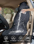 Waterproof Car Seat Cover Protector Universal Fit Front Seat Covers Non-Slip Bottom Sweatproof and Easy to Clean Automotive Accessories for Pickup...