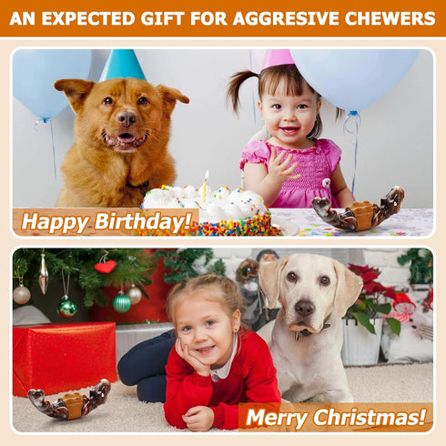 Dog Chew Toys for Aggressive Chewers Large/Medium Breed, Super Chewer Dog Toys, Indestructible Dog Toys, Interactive Dog Toys, Tough Dog Toys to K...