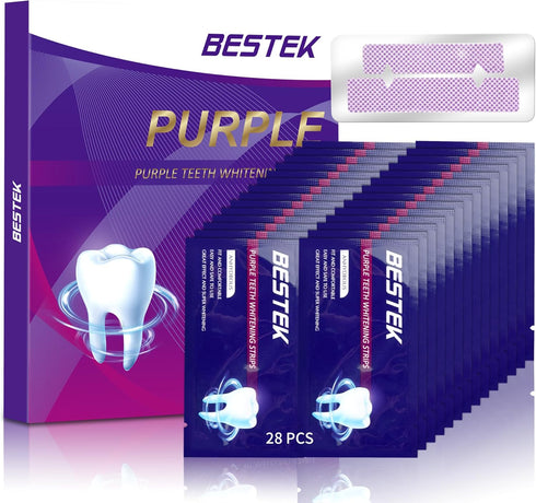 BESTEK Teeth Whitening Strips 28 Treatments, 56 Teeth Whitening Strips - Whitening Strip for Teeth Sensitive, Professional Whitening Strip Kit, Fa...