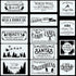 CINPIUK 14PCS Christmas Stencils Painting on Wood, Winter Holiday DIY Farmhouse Wood Signs North Pole Farm Fresh Christmas Tree Santa Reusable Tem...
