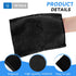 12 PCS Korean Exfoliating Mitt Deep Exfoliator Gloves Cloth Bath Body Scrub Towel Shower Washcloth Visibly Lift Away Dead Skin (Black)...
