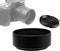 Fotasy Metal 55mm Lens Hood, 55 mm Hood Shade, Compatible with Standard Prime Lense with 55mm Filter Thread Diameter, Screw-in, with 58mm Lens Cap...