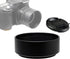 Fotasy Metal 55mm Lens Hood, 55 mm Hood Shade, Compatible with Standard Prime Lense with 55mm Filter Thread Diameter, Screw-in, with 58mm Lens Cap...