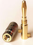 Speaker Connector Banana Plugs - 24K Gold Plated Brass 4mm Plug (12 Pairs/24 pcs)...
