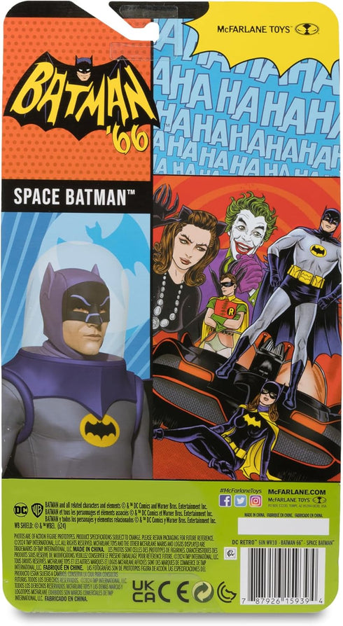 McFarlane Toys - DC Retro Space Batman (Batman 66' Comic) 6in Action Figure...