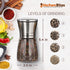 Professional Salt and Pepper Grinder – Premium Stainless Steel Salt and Pepper Shaker with Ceramic Spice Grinder Mill for Adjustable Coarseness...