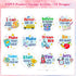 FLYAB 24PCS Positive Sayings Accents Motivational Classroom Cutouts Decors Inspirational Quotes Cutouts for Classroom Bulletin Board Decorations B...