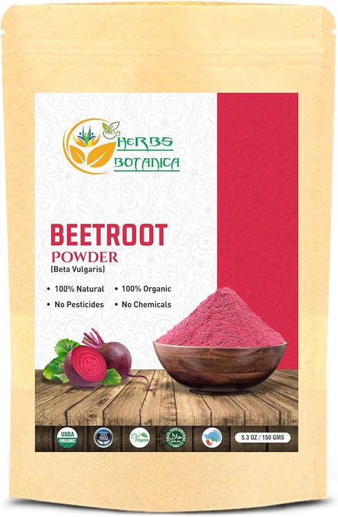 Beetroot Powder Organic for Baking and Smoothies | Nitric Oxide Suppement | Organic Beet Root Powder Boost Stamina and Increases Energy Gluten and...