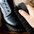 Premium Black Horse Hair Brush - Horse Hair Shoe Brushes for Polishing, Cleaning & Buffing Leather Shoes - Boot Brush with Soft Bristles, Comfy Gr...