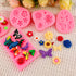 Silicone Mold Flower 8pcs Chocolate Fondant Polymer Clay Candy Gummy Mold,Rose Leaf Butterfly Bee Honey Shaped Silicone Molds for DIY Cake Cupcake...