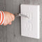 4-Pack Self-Closing Outlet Covers Baby Proofing - for Standard Single Screw & Decorator 2-Screw Outlets - Child Proof Sliding Outlet Covers...