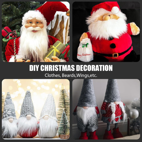 Faux Fur Fabric 20×20 Inches Black Fur Fabric Plush Black Faux Fur Fabric Square Patch for Crafts Gnomes Costume Camera Floor Decoration Mats...