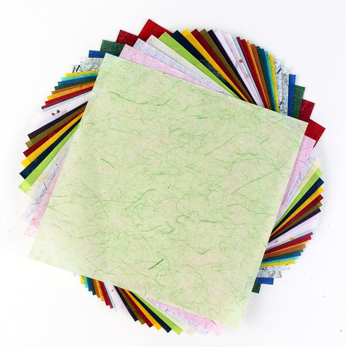100 Paper Sheets 6 x 6-inch Origami Square Double-Sided Paper Arts Folding Craft...