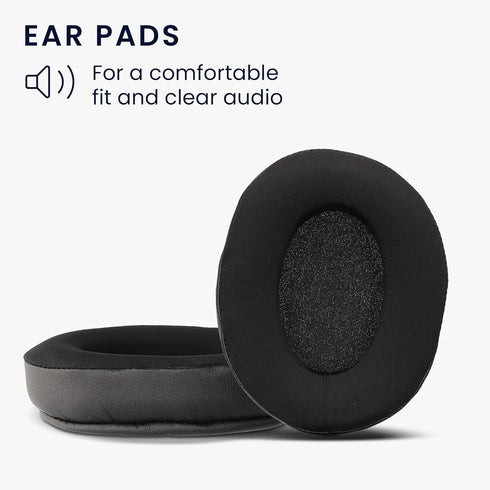 kwmobile Replacement Ear Pads Compatible with Kingston HyperX Cloud II/Cloud 2 / Cloud 1 (Set of 2) - Cooling Gel Earpads - Black...