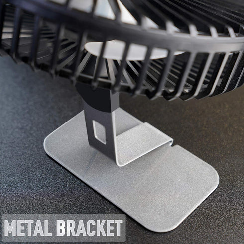 SLENPET 6 inch USB Desk Fan, Adjustable Tilt, 4 Speeds, Ultra-quiet, 90Rotation, Portable, Metal Base, Silver...