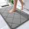 OLANLY Memory Foam Bath Mat 30x20, Ultra Soft and Absorbent Bathroom Mat, Machine Washable Bathroom Rugs, Comfortable, Thick Bath Rugs Carpet for ...