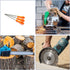 3pcs Chainsaw Chain Sharpening File Set Chainsaw Files Sharpener with Plastic Handle Woodworking Hand Tools 4.5mm...