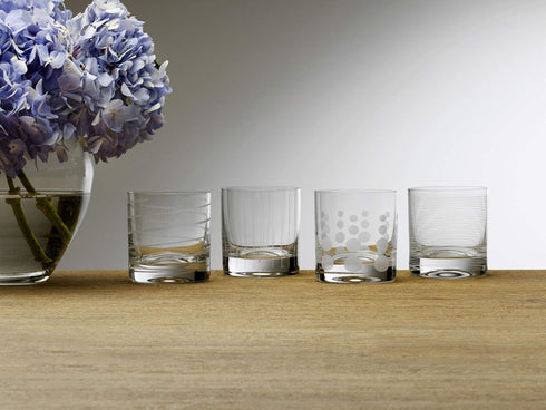 Mikasa Cheers Double Old Fashioned Glass, 12.75-Ounce, Set of 4...