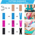 Precut Kinesiology Tape (3 Rolls pack), Elastic Sports Tape for Pain Relief, Muscle Support, Recovery and Physio Therapy, Breathable, Waterproof (...