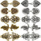 10 Pieces Vintage Sweater Swirl Clip Cape Cloak Clips Retro Cardigan Clip Shawl Collar Clasp Dress Shirt Brooch Clip for Girl Women Antique Swirl ...