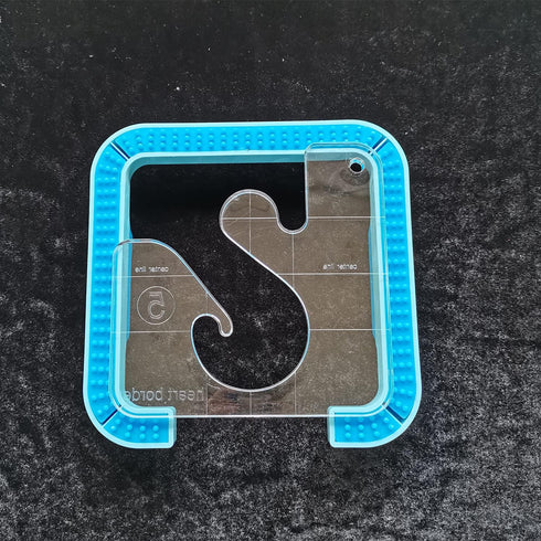 YICBOR Free Motion Quilting Rulers and Templates Series 5 with New Quilting Frame for Domestic Sewing Machine (TK(Q5-02))...