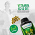 Vitamin K2 + D3 (120 Softgels) - Vitamin D3 K2 Supplement - Supports Cardiovascular & Bone Health - Non-GMO - Allergen-Free - 120 Softgels...
