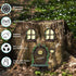 Resin Fairy Door & Window Set with Glow in The Dark Windows, Miniature Sculpture for Trees, Outdoor Decor Accessories...