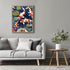 Posterizer 1 pcs- Beautiful gold fish swimming in water print-Art for Animal Lovers- Gift for Men Women Entrepreneur Teens-decor for Bedroom, Offi...