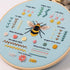 REEWISLY 3 pcs of Embroidery kit with Patterns and Instructions, DIY Adult Beginner Cross Stitch Kits, Including 1 Plastic Embroidery Hoop, 1 Pair...